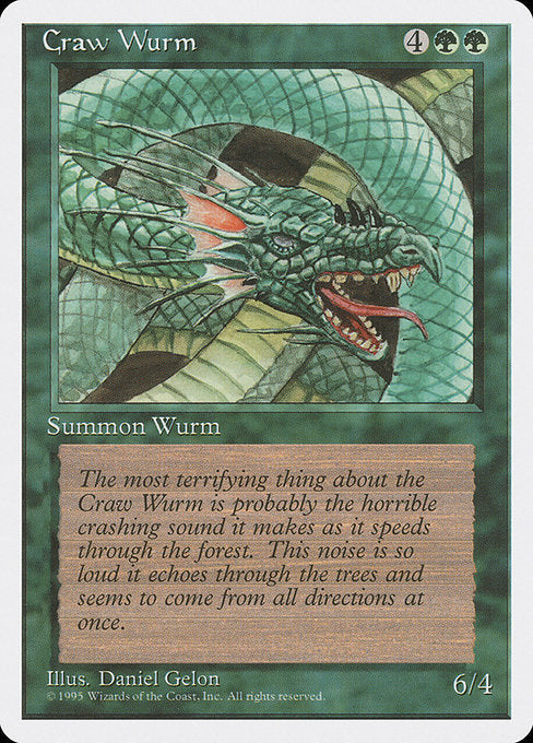 Craw Wurm [Fourth Edition] | Gaming Infinity