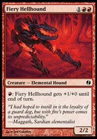 Fiery Hellhound [Duel Decks: Venser vs. Koth] | Gaming Infinity