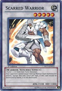 Scarred Warrior [2012 Premium Collection Tin] [PRC1-EN013] | Gaming Infinity