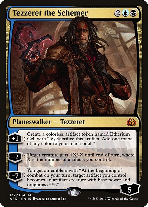 Tezzeret the Schemer [Aether Revolt] | Gaming Infinity