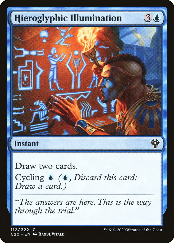 Hieroglyphic Illumination [Commander 2020] | Gaming Infinity