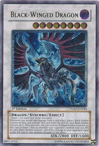 Black-Winged Dragon (UTR) [The Shining Darkness] [TSHD-EN040] | Gaming Infinity