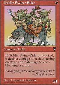 Goblin Swine-Rider [Visions] | Gaming Infinity