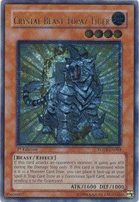 Crystal Beast Topaz Tiger (UTR) [Force of the Breaker] [FOTB-EN004] | Gaming Infinity