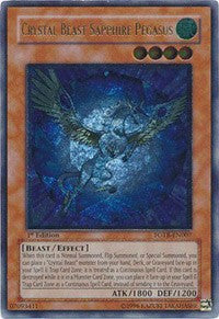 Crystal Beast Sapphire Pegasus (UTR) [Force of the Breaker] [FOTB-EN007] | Gaming Infinity