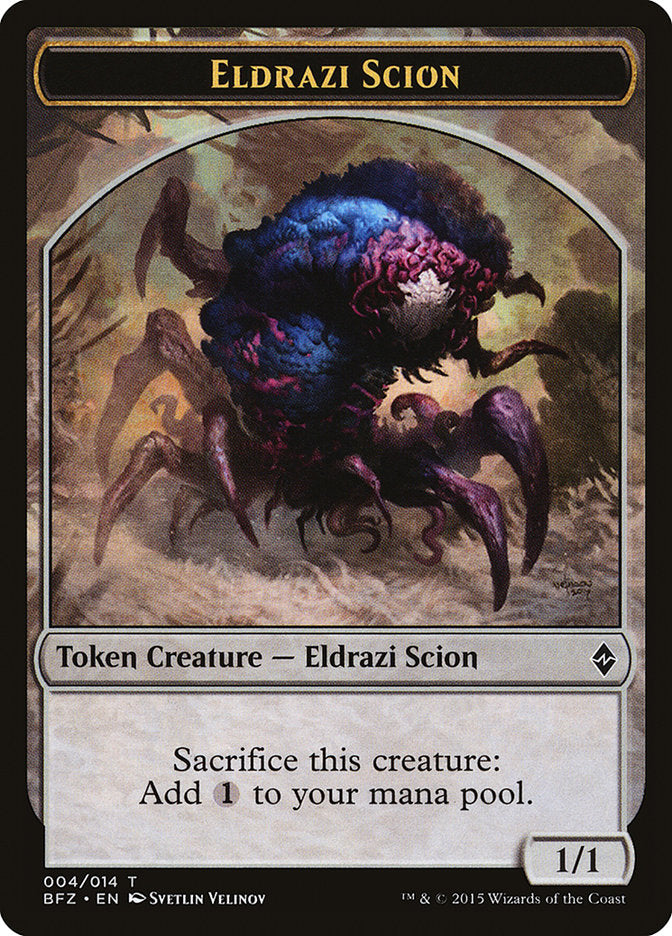 Eldrazi Scion (004/014) [Battle for Zendikar Tokens] | Gaming Infinity