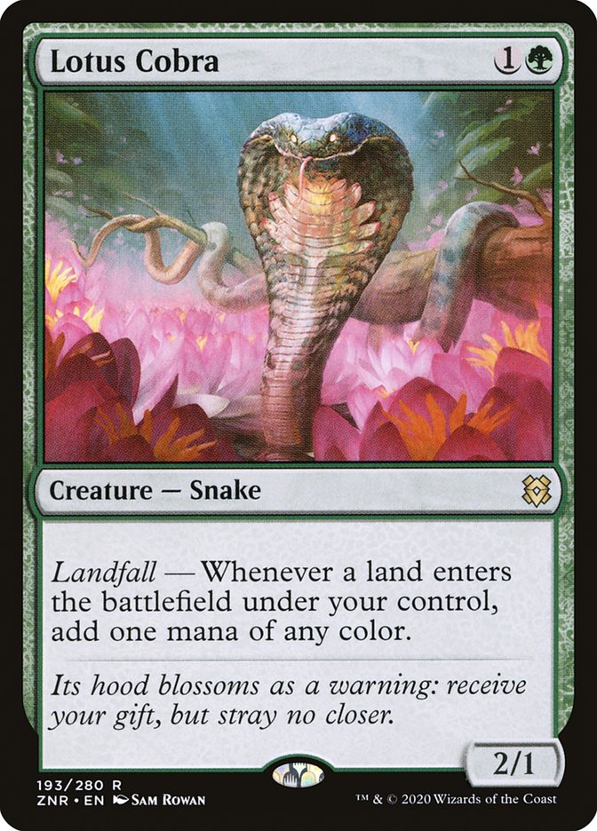 Lotus Cobra [Zendikar Rising] | Gaming Infinity