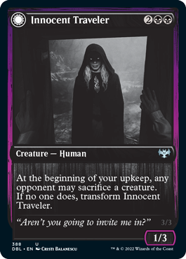 Innocent Traveler // Malicious Invader [Innistrad: Double Feature] | Gaming Infinity