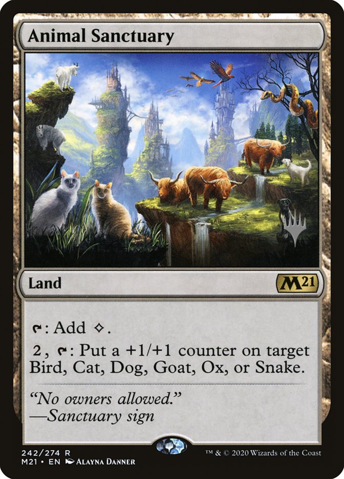 Animal Sanctuary (Promo Pack) [Core Set 2021 Promos] | Gaming Infinity