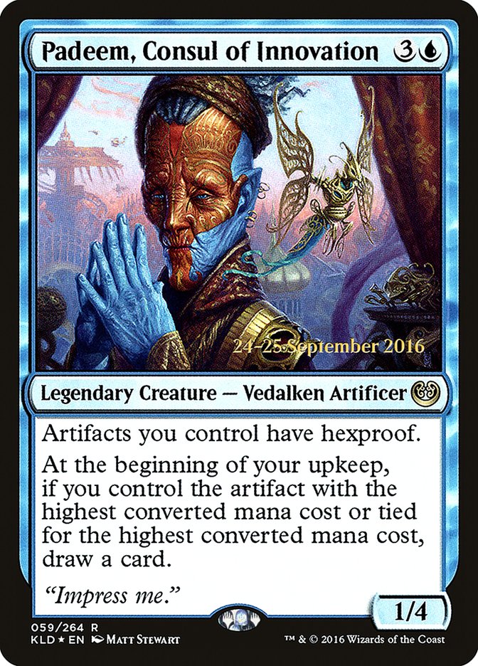 Padeem, Consul of Innovation  [Kaladesh Prerelease Promos] | Gaming Infinity