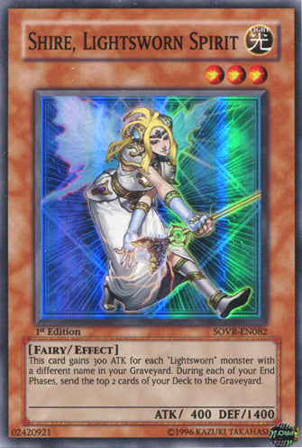 Shire, Lightsworn Spirit [SOVR-EN082] Super Rare | Gaming Infinity