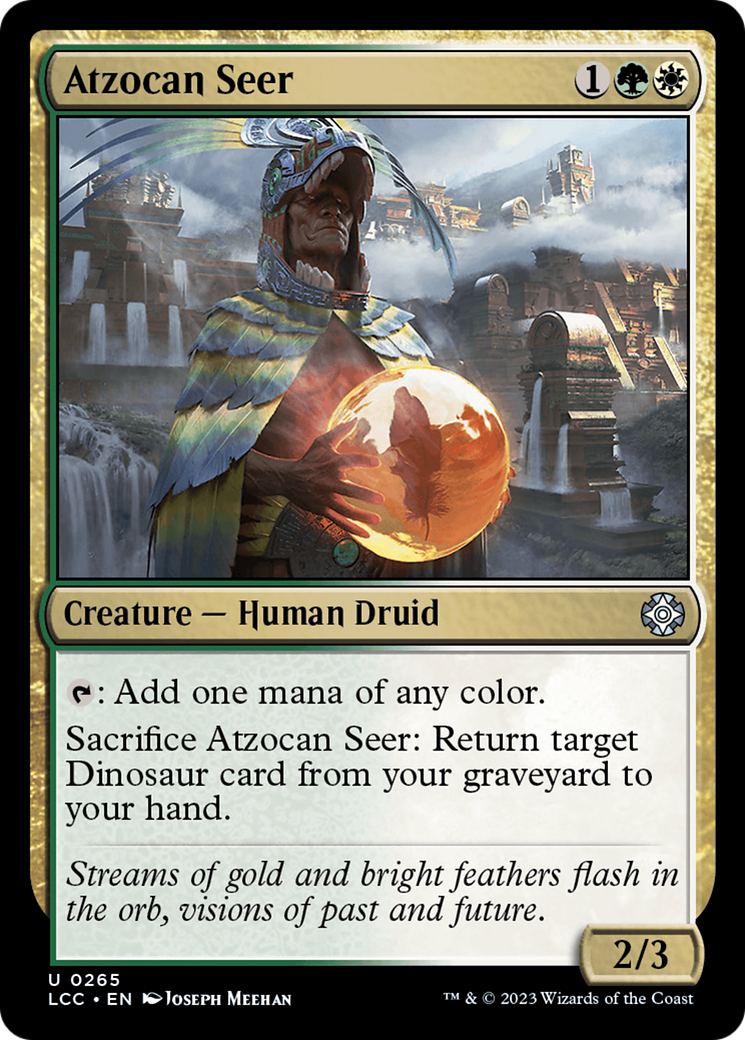 Atzocan Seer [The Lost Caverns of Ixalan Commander] | Gaming Infinity