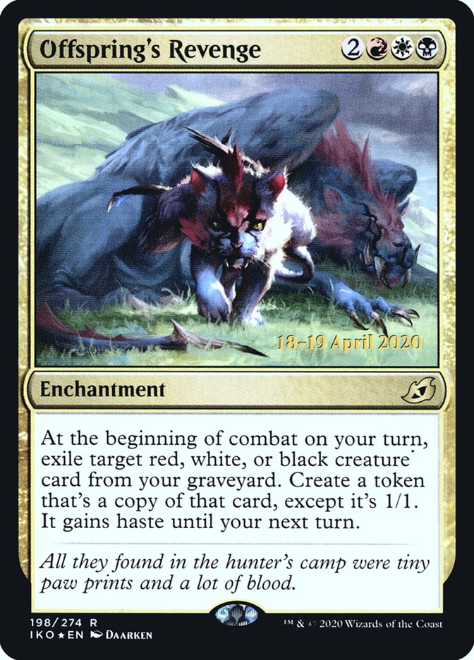 Offspring's Revenge  [Ikoria: Lair of Behemoths Prerelease Promos] | Gaming Infinity