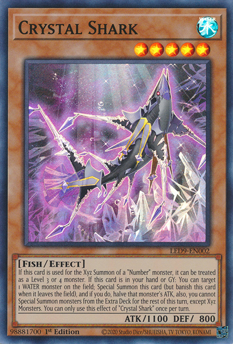 Crystal Shark [LED9-EN002] Super Rare | Gaming Infinity