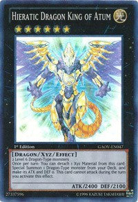 Hieratic Dragon King of Atum [Galactic Overlord] [GAOV-EN047] | Gaming Infinity