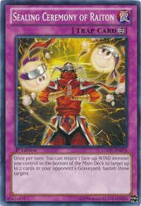 Sealing Ceremony of Raiton [Galactic Overlord] [GAOV-EN078] | Gaming Infinity