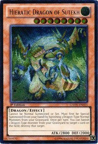 Hieratic Dragon of Sutekh (UTR) [Galactic Overlord] [GAOV-EN025] | Gaming Infinity