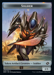 Powerstone // Soldier (008) Double-Sided Token [The Brothers' War Tokens] | Gaming Infinity