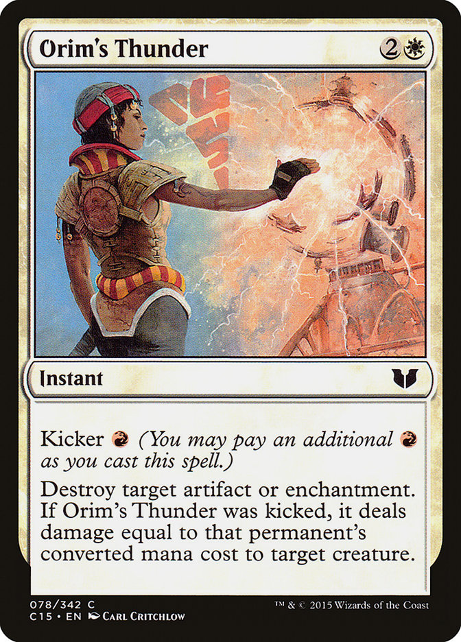 Orim's Thunder [Commander 2015] | Gaming Infinity