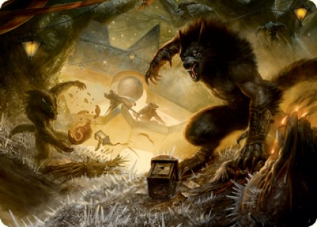 Storm the Festival Art Card [Innistrad: Midnight Hunt Art Series] | Gaming Infinity