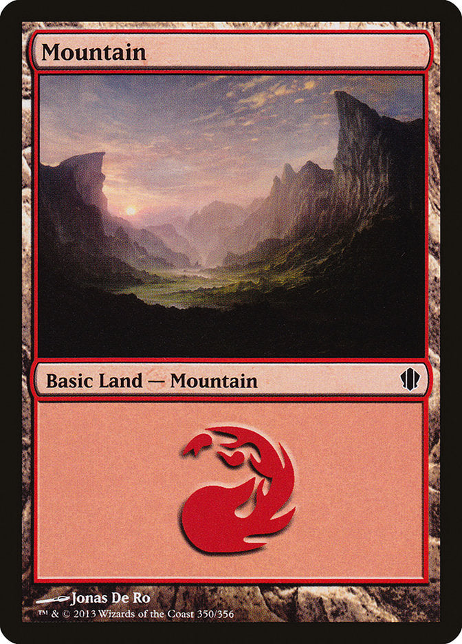 Mountain (350) [Commander 2013] | Gaming Infinity