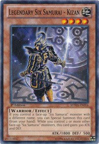 Legendary Six Samurai - Kizan [Structure Deck: Samurai Warlords] [SDWA-EN016] | Gaming Infinity