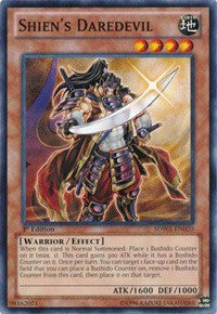 Shien's Daredevil [Structure Deck: Samurai Warlords] [SDWA-EN020] | Gaming Infinity