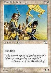 Benalish Infantry [Weatherlight] | Gaming Infinity