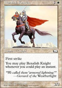 Benalish Knight [Weatherlight] | Gaming Infinity