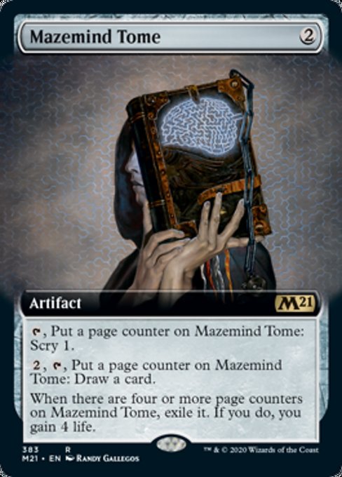 Mazemind Tome (Extended Art) [Core Set 2021] | Gaming Infinity