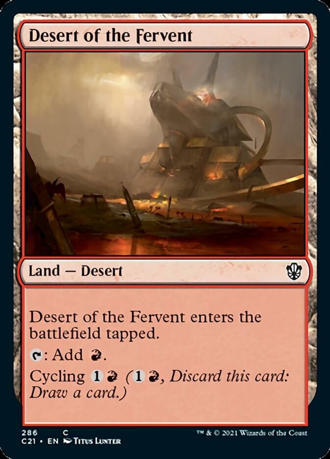 Desert of the Fervent [Commander 2021] | Gaming Infinity