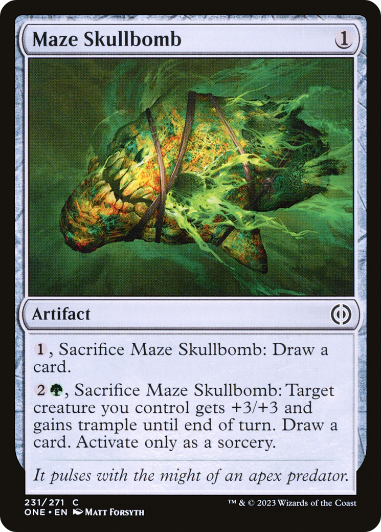 Maze Skullbomb [Phyrexia: All Will Be One] | Gaming Infinity