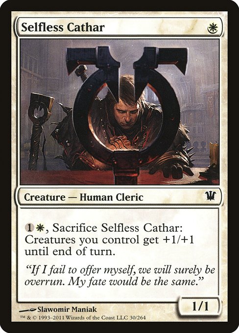 Selfless Cathar [Innistrad] | Gaming Infinity