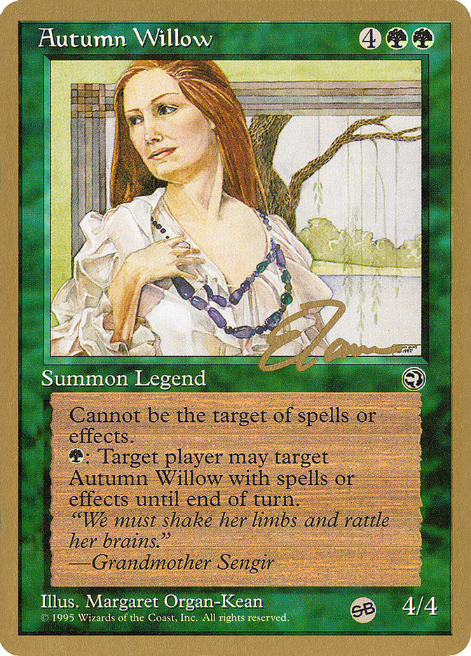 Autumn Willow (Eric Tam) (SB) [Pro Tour Collector Set] | Gaming Infinity