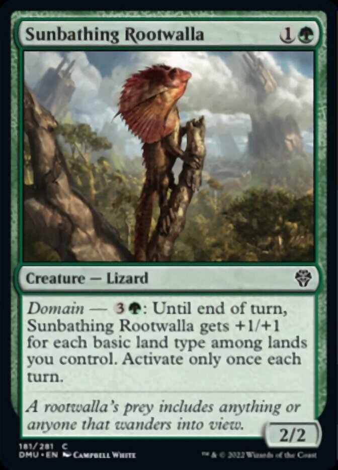 Sunbathing Rootwalla [Dominaria United] | Gaming Infinity