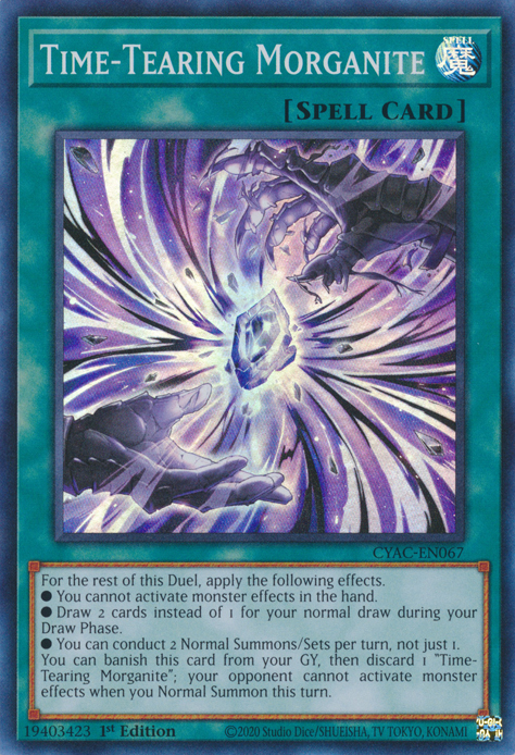 Time-Tearing Morganite [CYAC-EN067] Super Rare | Gaming Infinity