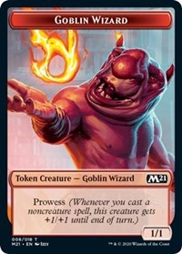 Goblin Wizard // Treasure Double-sided Token [Core Set 2021 Tokens] | Gaming Infinity