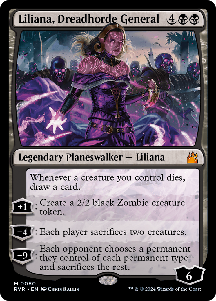 Liliana, Dreadhorde General [Ravnica Remastered] | Gaming Infinity