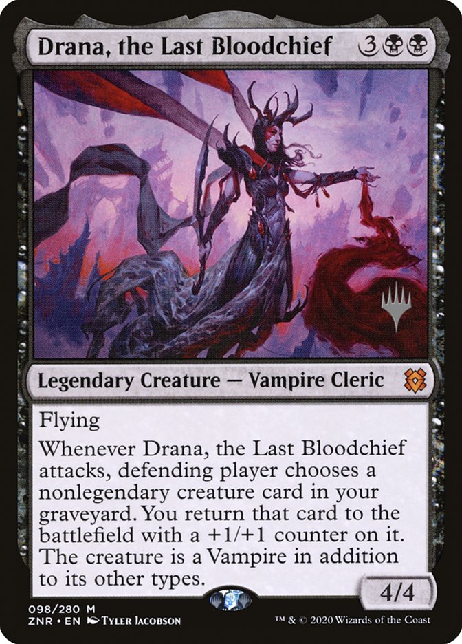 Drana, the Last Bloodchief (Promo Pack) [Zendikar Rising Promos] | Gaming Infinity