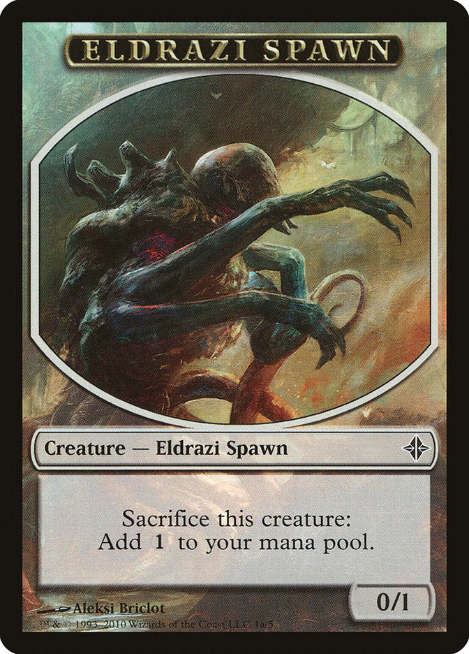 Eldrazi Spawn (1a/5) [Rise of the Eldrazi Tokens] | Gaming Infinity