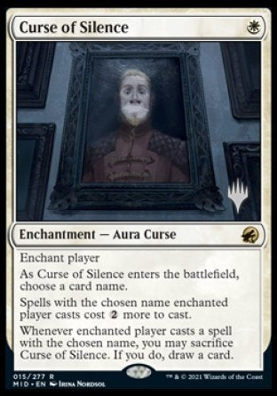 Curse of Silence (Promo Pack) [Innistrad: Midnight Hunt Promos] | Gaming Infinity