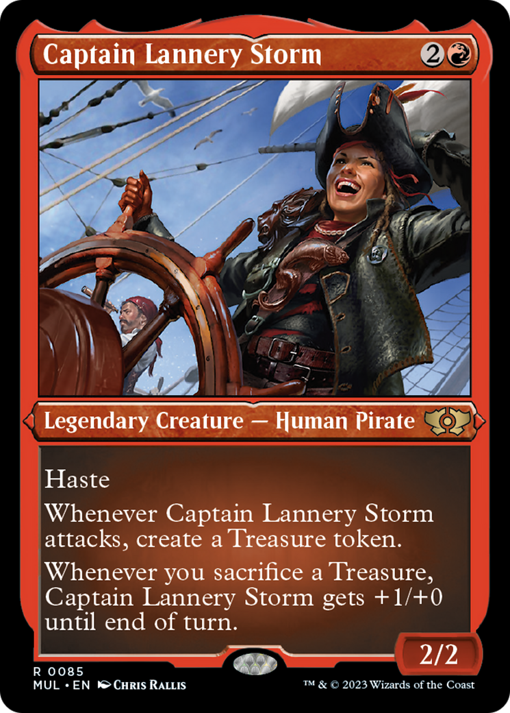 Captain Lannery Storm (Foil Etched) [Multiverse Legends] | Gaming Infinity