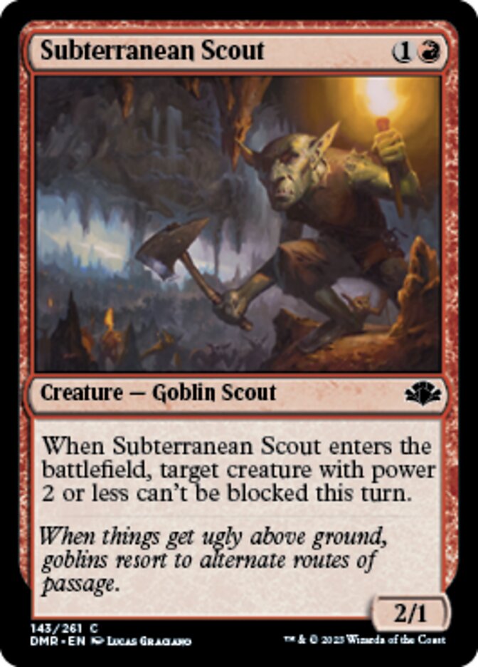 Subterranean Scout [Dominaria Remastered] | Gaming Infinity