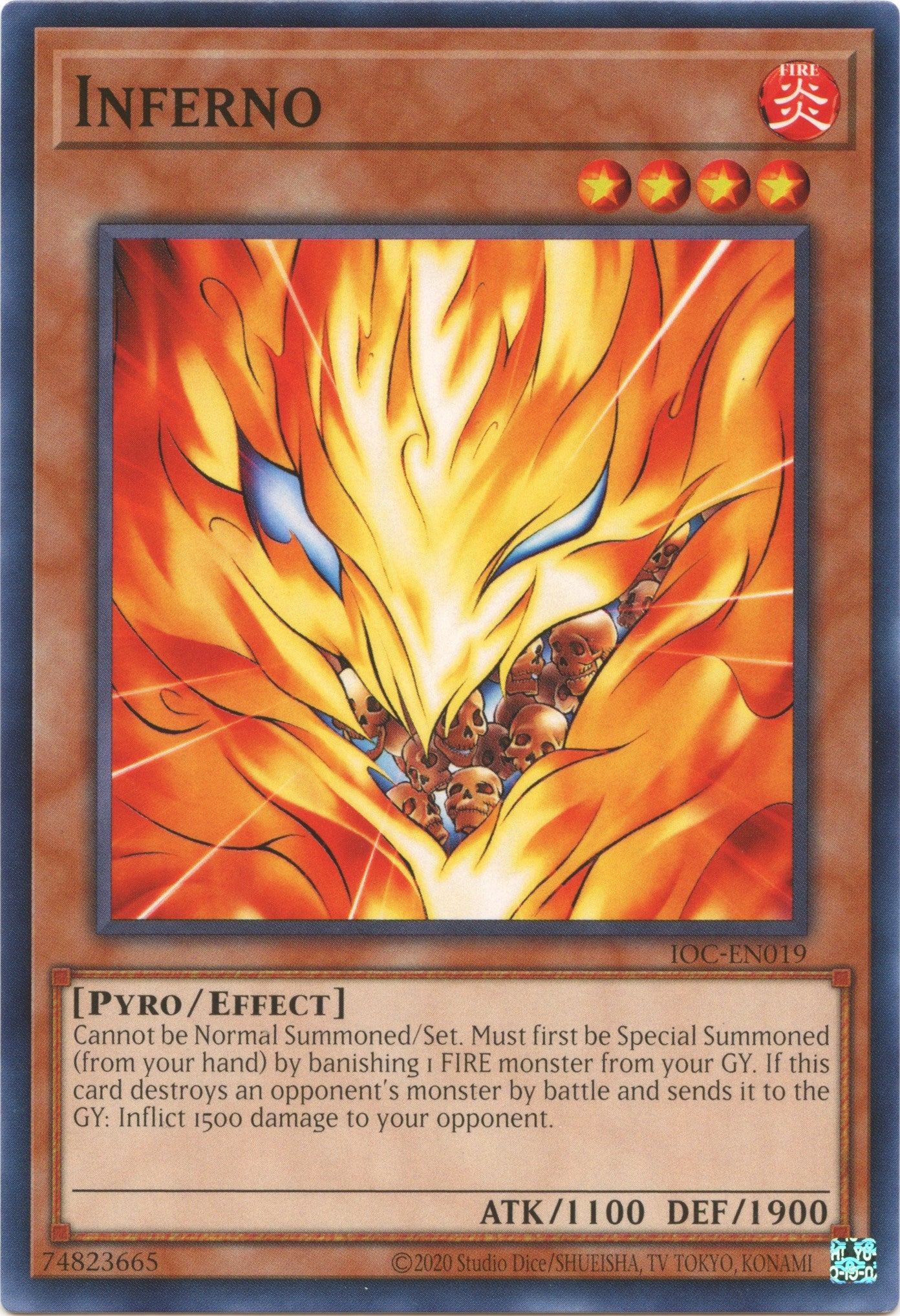Inferno (25th Anniversary) [IOC-EN019] Common | Gaming Infinity