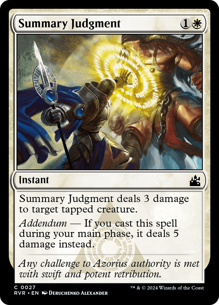 Summary Judgment [Ravnica Remastered] | Gaming Infinity