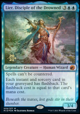 Lier, Disciple of the Drowned [Innistrad: Midnight Hunt Prerelease Promos] | Gaming Infinity