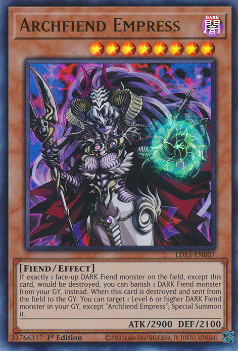 Archfiend Empress [LDS3-EN007] Ultra Rare | Gaming Infinity