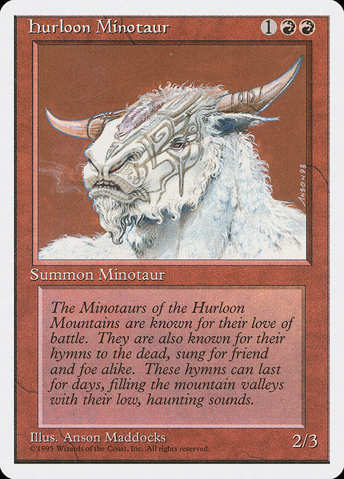 Hurloon Minotaur [Fourth Edition] | Gaming Infinity