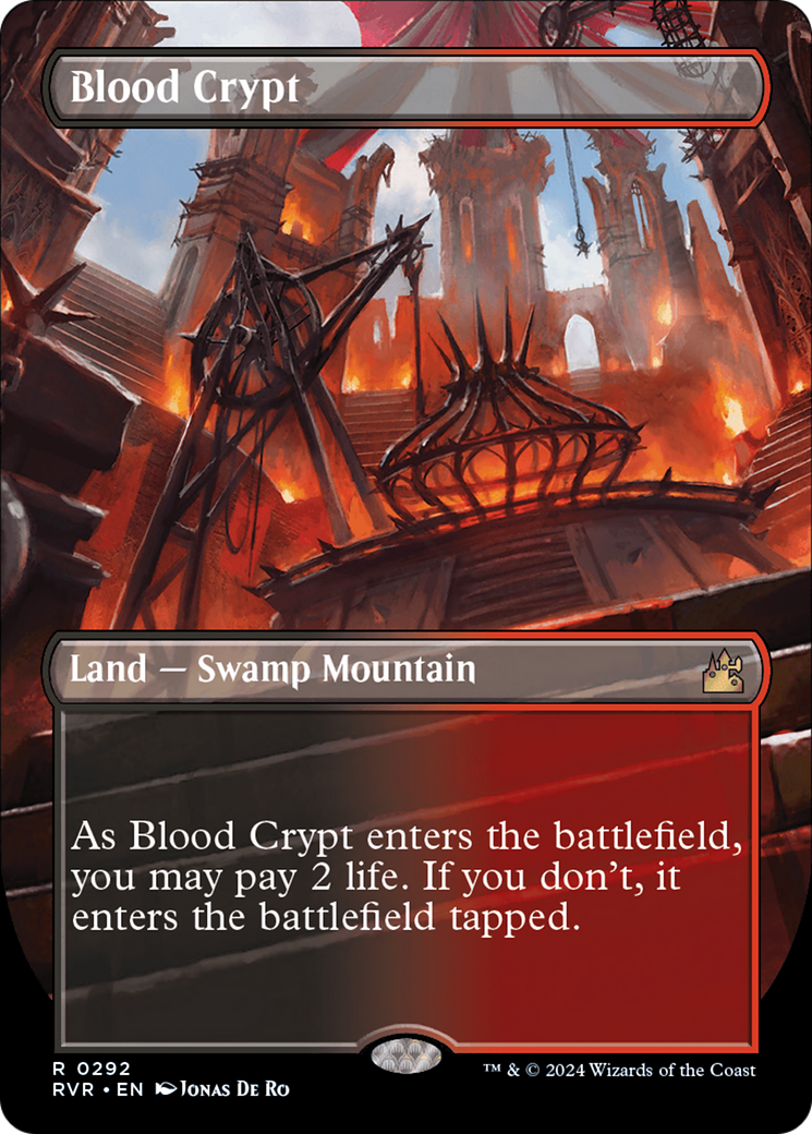 Blood Crypt (Borderless) [Ravnica Remastered] | Gaming Infinity