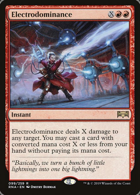 Electrodominance [Ravnica Allegiance] | Gaming Infinity